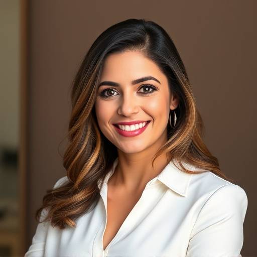 Foto de rosto de Ana Paula Oliveira, especialista em marketing digital e instrutora do curso.